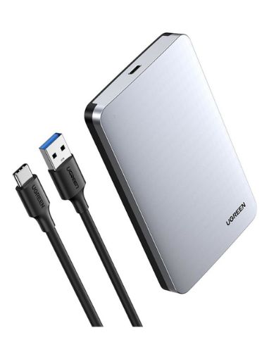 YENİ Ugreen USB Type-C 3.1 Gen2 2.5 HDD & SSD Alüminyum Harici Disk Kutusu  resmi